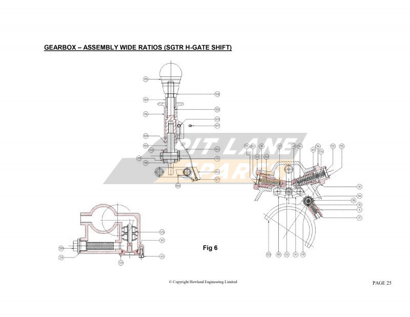 SHIFT MECHANISM Diagram